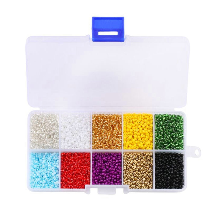Wholesale 2MM Glass Rice Beads DIY Bracelet Accessories JDC-DIY-QQSJ002