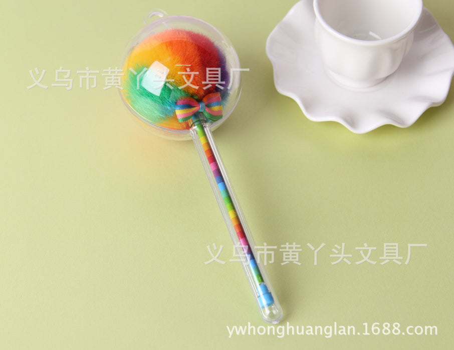Pen de bolígrafo al por mayor plástico Colorido Bola de pelota Pen Moq≥2 JDC-BP-HYT005