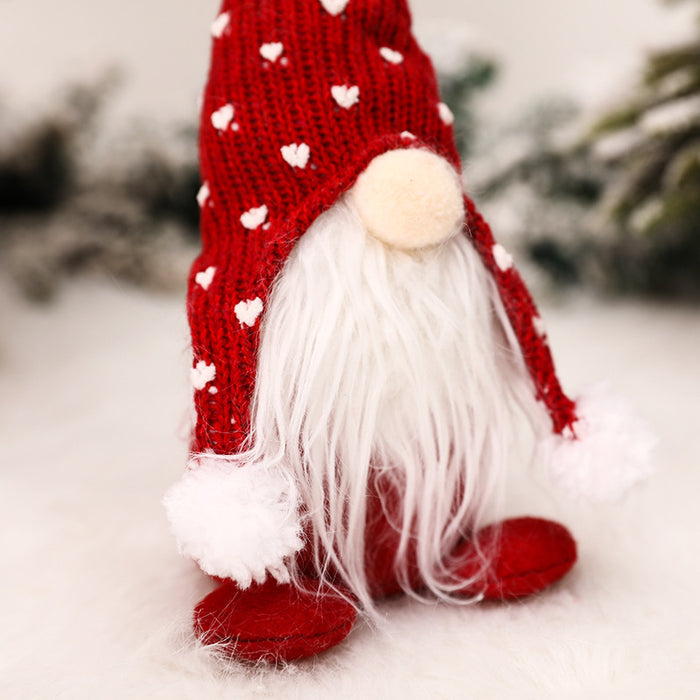 Tela de adornos al por mayor navidad Barba blanca muñeca sin rostro moq≥2 jdc-os-ming001