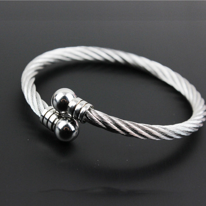 Wholesale Stainless Steel Bracelet Charriol Bangle MOQ≥2 JDC-BT-ChengG003