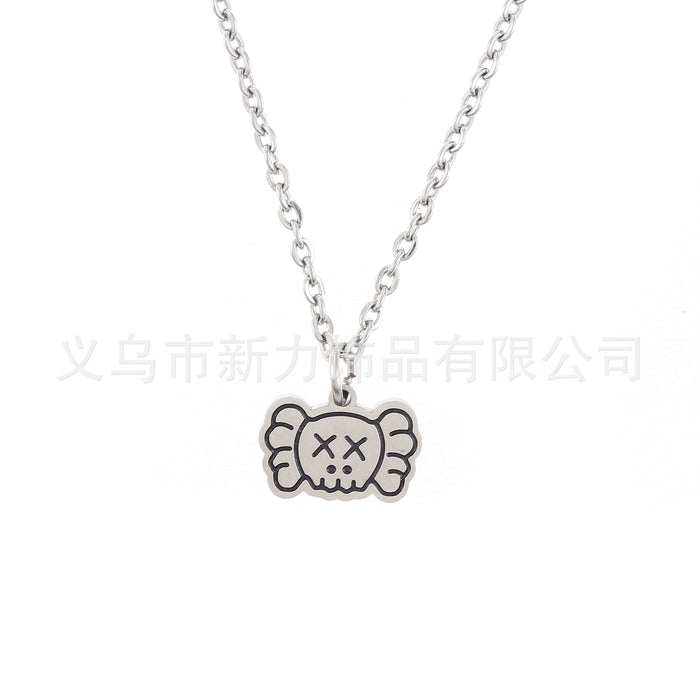 Wholesale Necklaces Titanium Tide Brand Hip Hop Street JDC-NE-XinL002