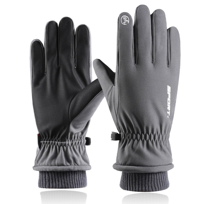 Wholesale Gloves Polyester Waterproof Warm Outdoor Skiing Touch Screen JDC-GS-XiJL004