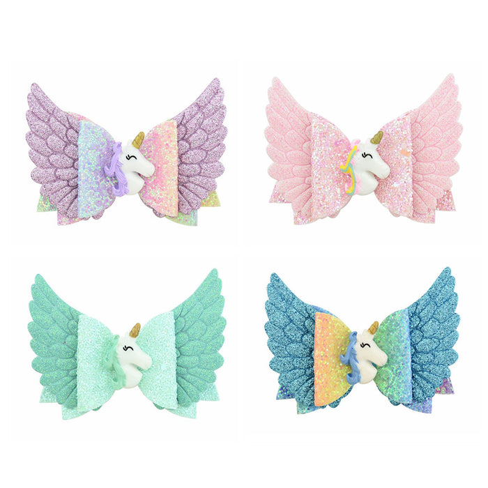 Jewelry WholesaleWholesale Angel Wings Kids Pink HairPin JDC-HC-Xiane005 Hair Clips 仙儿 %variant_option1% %variant_option2% %variant_option3%  Factory Price JoyasDeChina Joyas De China