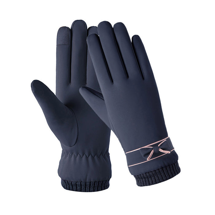Wholesale Gloves Polyester Soft Windproof Warm Touch Screen JDC-GS-FanD004