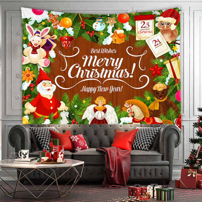 Wholesale Christmas Tapestry Christmas Tree Background Fabric JDC-DCN-ZhaoJia001