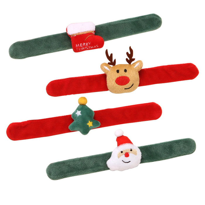 Wholesale Bracelet Flannel Christmas Cute Clap Bracelet JDC-BT-MiS001