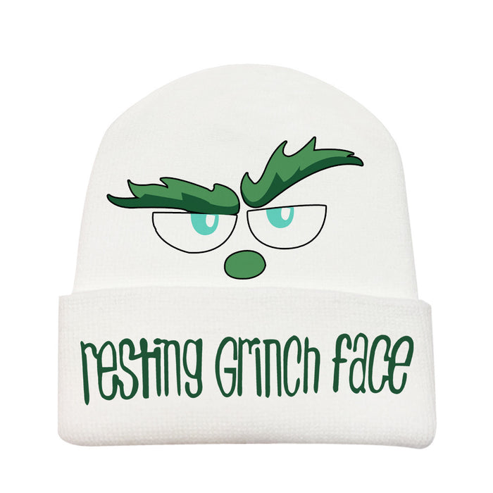 Wholesale Hat Acrylic Christmas Green Cartoon MOQ≥2 JDC-FH-JunChao001