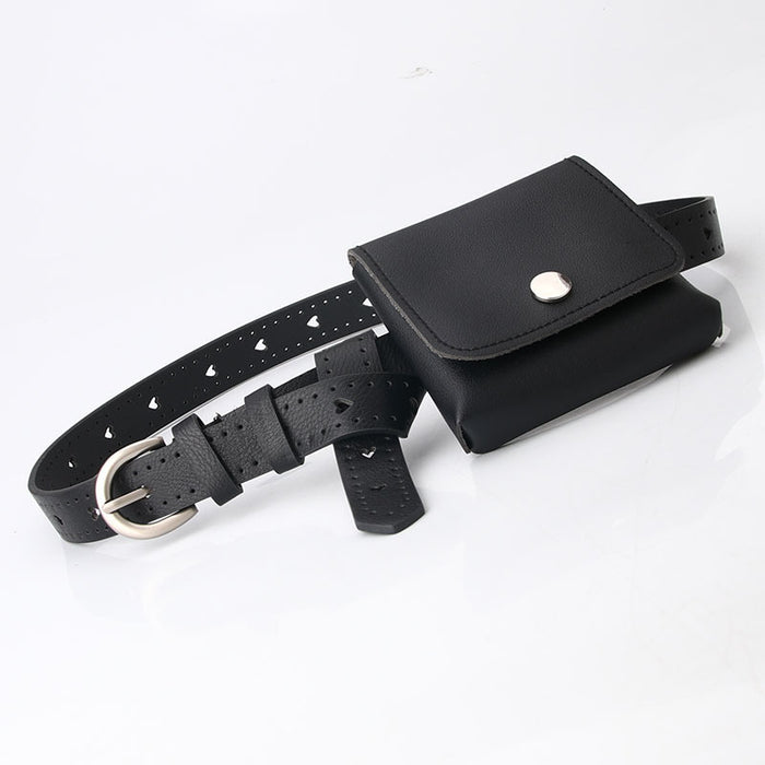 Wholesale hip hop style wild chain small waist bag belt JDC-WB-KuP008