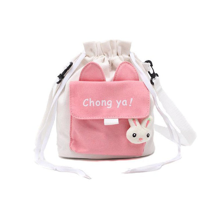 Wholesale canvas Japanese cute shoulder bag JDC-SD-Xinqing004