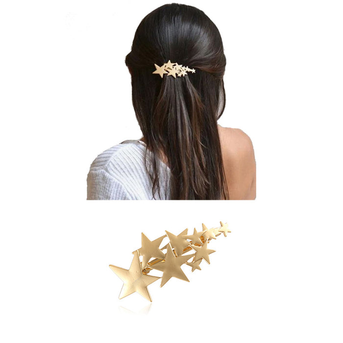 Wholesale Hair Clips Alloy Plating Serial Pentagram JDC-HC-Jingjie010