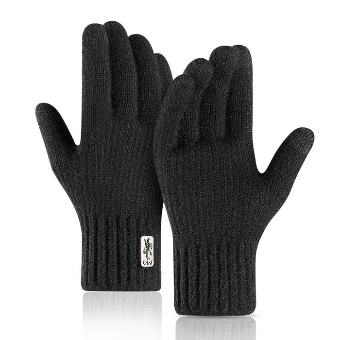 Wholesale Gloves Cashmere Warm Autumn Winter Knitted Touch Screen MOQ≥2 JDC-GS-GuD019