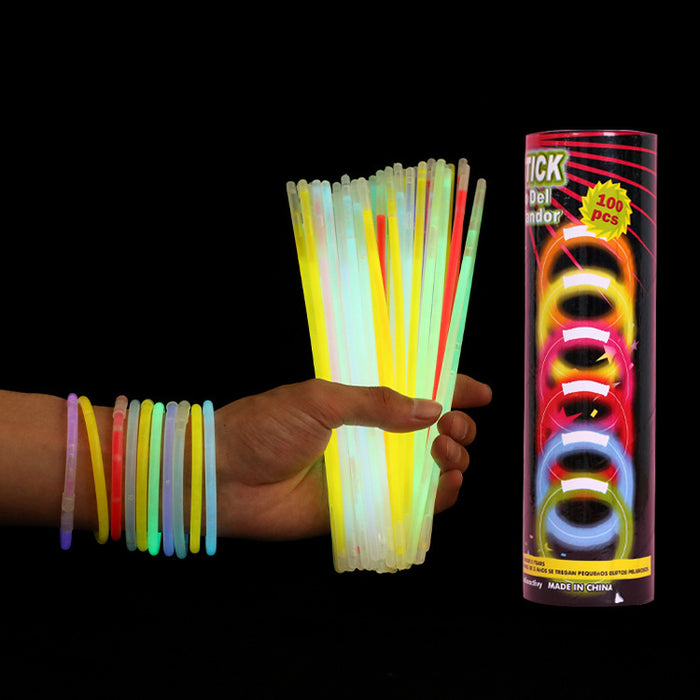 Wholesale Colorful Glow Stick Cheering Toys 100 pieces/barrel MOQ≥3 JDC-FT-YiX001