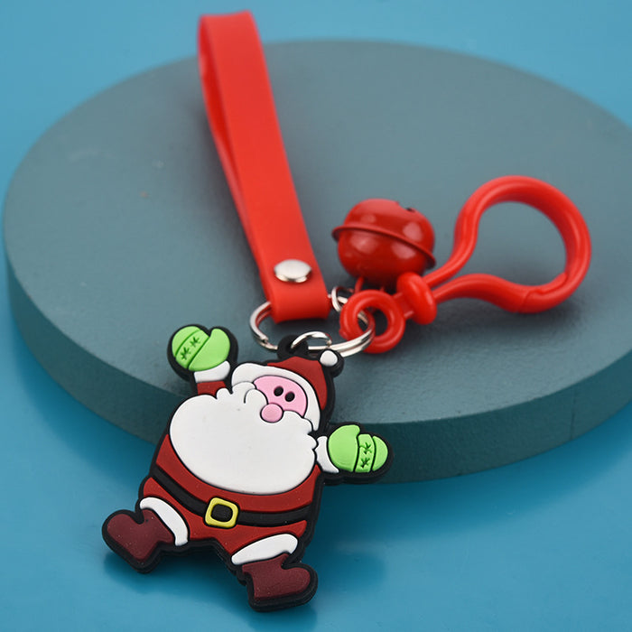 Wholesale Keychains PVC Alloy Cartoon Cute Christmas JDC-KC-JXi013