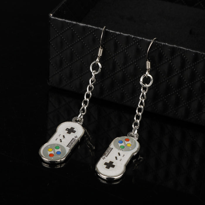 Wholesale Earring Alloy Creative Game Console Handle JDC-ES-Dsheng004