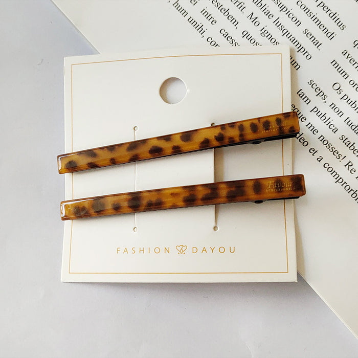 Jewelry WholesaleWholesale spotted leopard print word clip transparent grab clip hair clip JDC-HC-Baxuan001 Hair Clips 芭炫 %variant_option1% %variant_option2% %variant_option3%  Factory Price JoyasDeChina Joyas De China