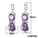 Jewelry WholesaleWholesale long purple zircon kitten stud earrings JDC-ES-Mimeng043 Earrings 米萌 %variant_option1% %variant_option2% %variant_option3%  Factory Price JoyasDeChina Joyas De China