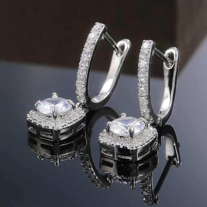 Jewelry WholesaleWholesale micro-zircon earrings JDC-ES-Caos006 Earrings 曹适 %variant_option1% %variant_option2% %variant_option3%  Factory Price JoyasDeChina Joyas De China