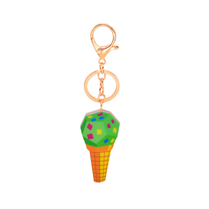 Wholesale Acrylic Ice Cream Ice Cream Pendant Keychain JDC-KC-YiWa019