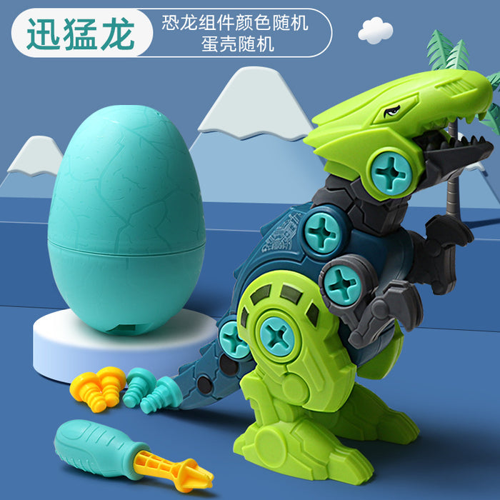 Wholesale Dinosaur Egg Sounding Diy Toy Assembly Funny Gashapon JDC-FT-YouLJ003