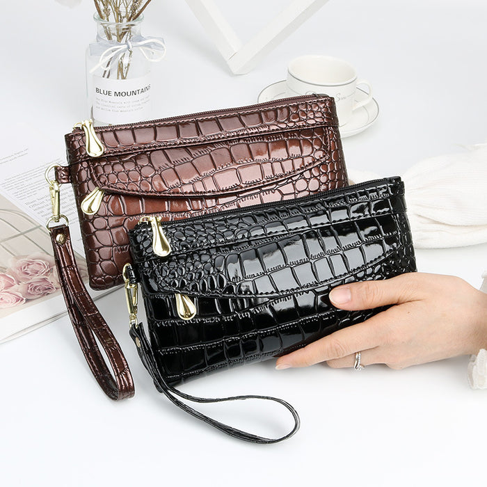 Wholesale handbag PU mobile phone coin purse glossy JDC-HB-Yashuang001