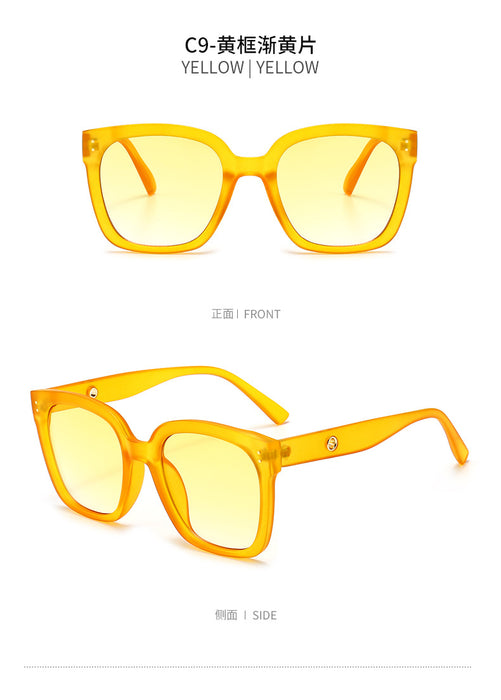 Gafas de sol de gran marca al por mayor tendencia retro JDC-SG-GAOD017