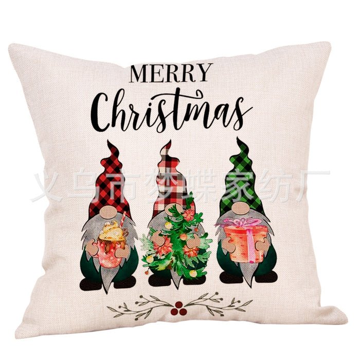 Wholesale Christmas Car Pattern Pillowcase MOQ≥2 JDC-PW-mengd019