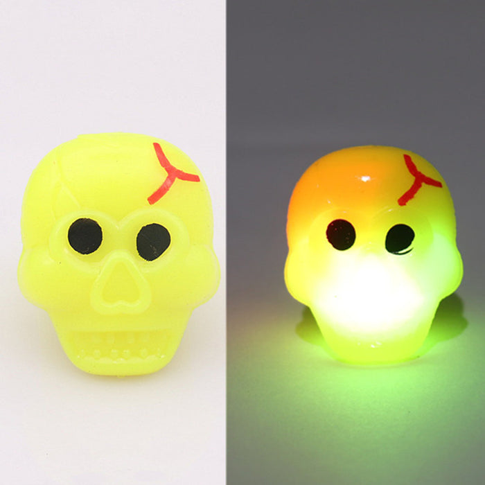 Wholesale Ring TPR Halloween Prom Party Glow Ring JDC-RS-JinH001