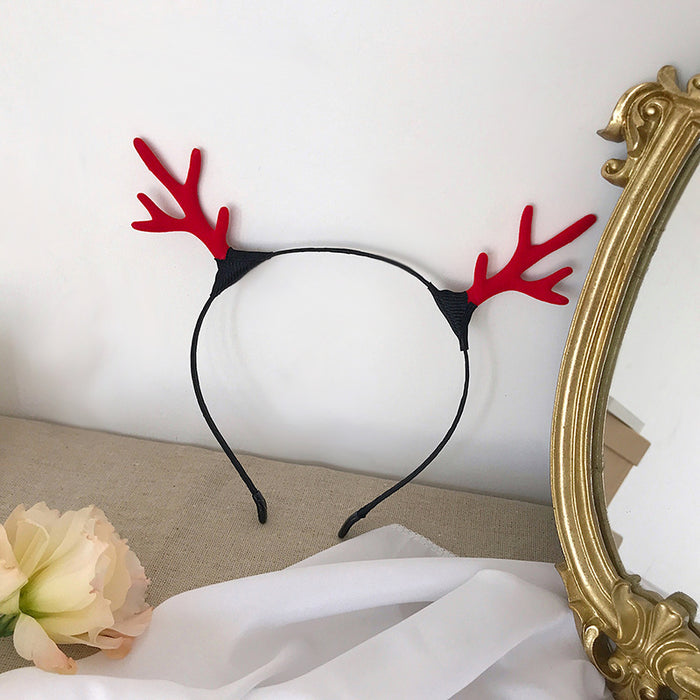 Wholesale plush christmas headband elk forest elf super fairy JDC-HD-tengZ003