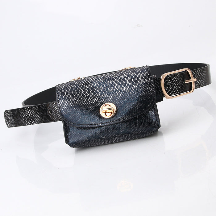 Wholesale Ladies Belt Waist Bag Chain Waist Bag Detachable JDC-WB-KuP010