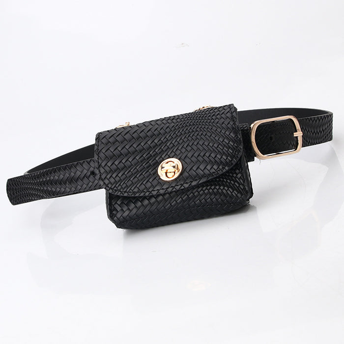 Wholesale Ladies Belt Waist Bag Chain Waist Bag Detachable JDC-WB-KuP010