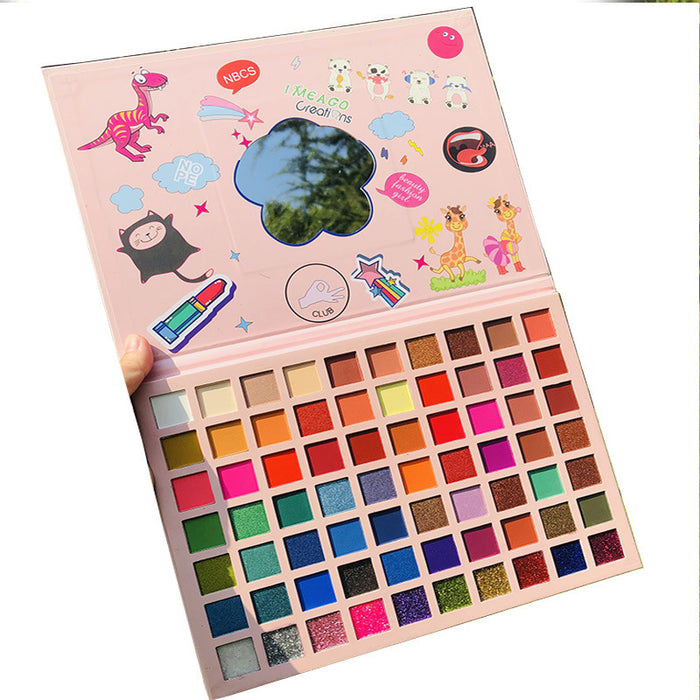 Wholesale 70 Colors Eyeshadow Pearly Matte Makeup Palette JDC-EY-QinN007