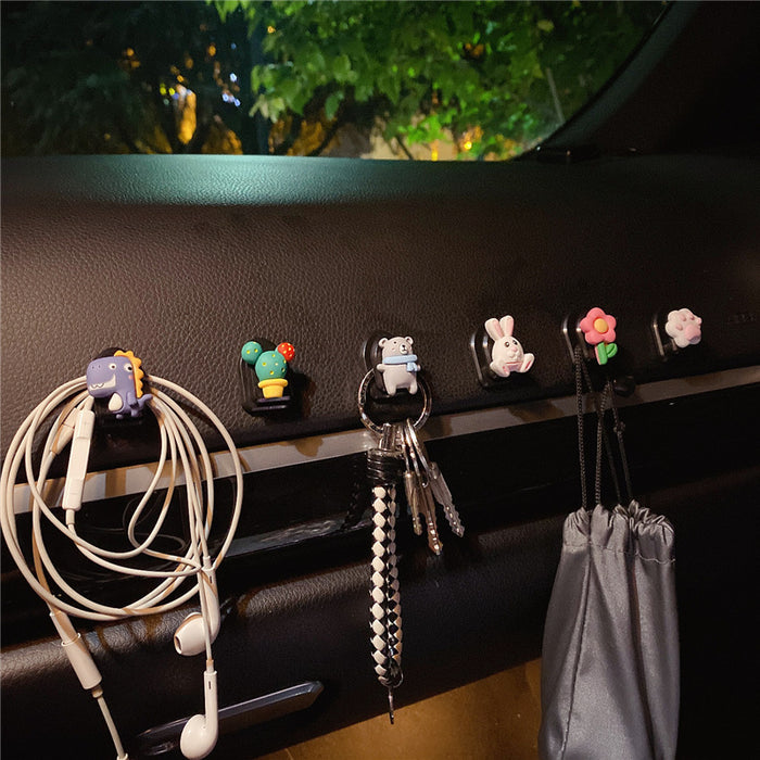 Wholesale Car Accessories Resin Cute Cartoon Car Mini Hook MOQ≥2 JDC-CA-LanYu003