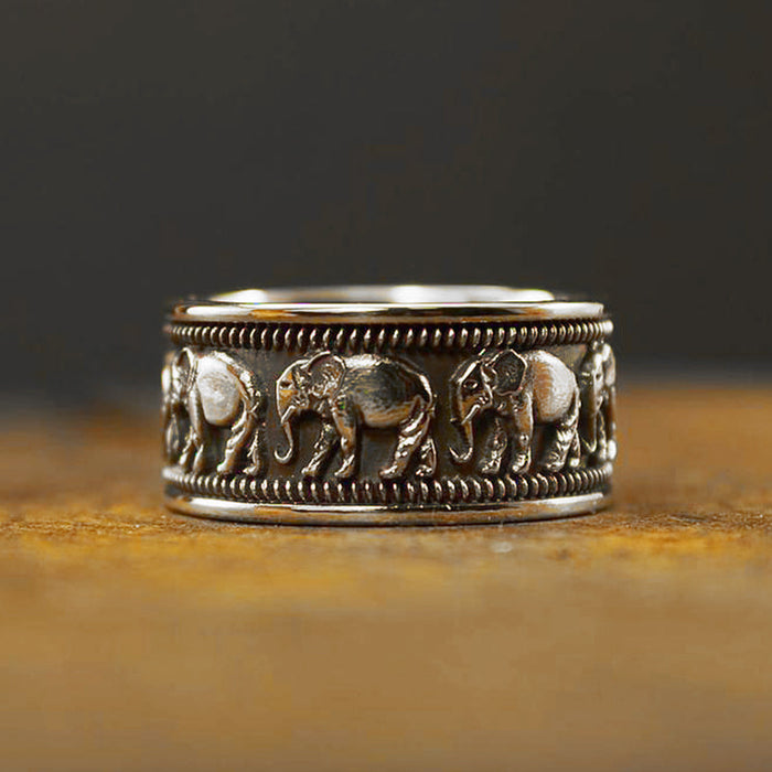 Wholesale Rings Alloy Elephant JDC-RS-CaoS078