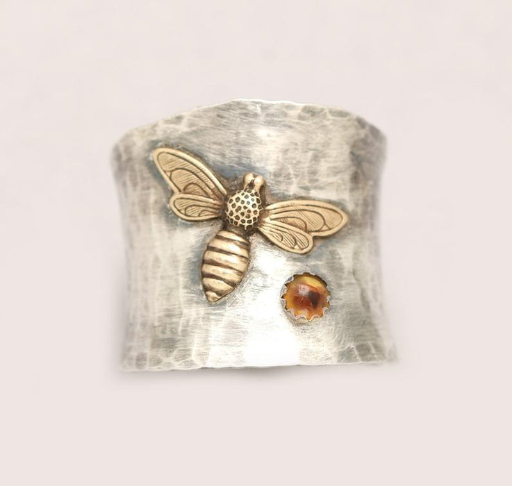 Anillo de cobre de libélula tallada vintage al por mayor JDC-RS-Zhenr022