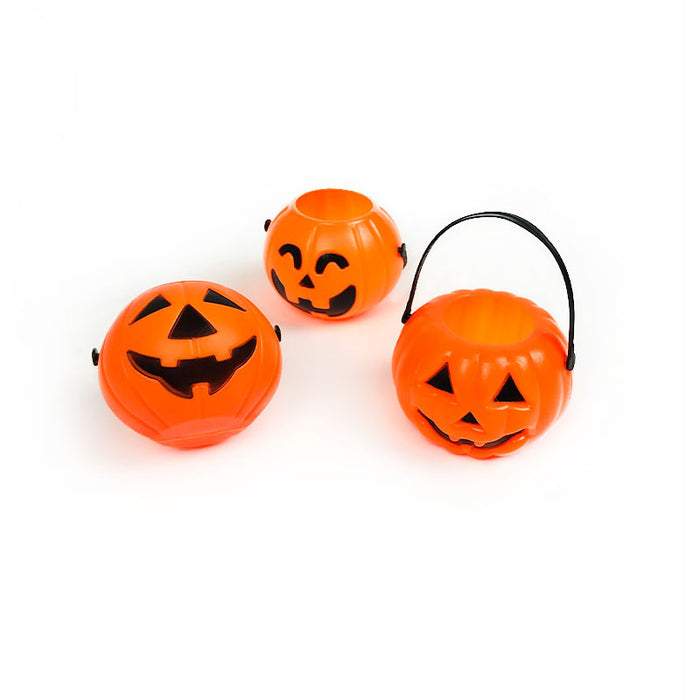 Wholesale Halloween Decoration Pumpkin Bucket Candy Bucket Smiley Funny MOQ≥2 JDC-DCN-XinY003