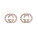 Jewelry WholesaleWholesale metal two letter crystal copper stud earrings JDC-ES-Dingy002 Earrings 鼎煜 %variant_option1% %variant_option2% %variant_option3%  Factory Price JoyasDeChina Joyas De China