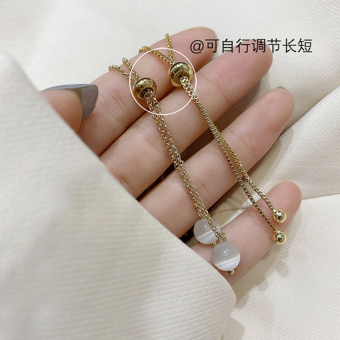 Wholesale Bracelet Alloy Vintage Opal Shell Pearls JDC-BT-SW007