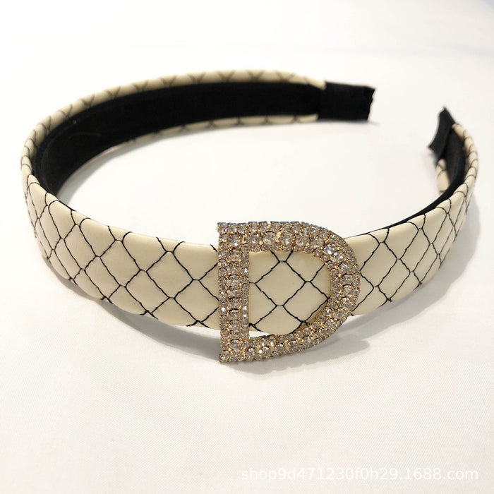 Wholesale headband leather diamond small fragrance feng shui zuan (F) JDC-HD-RuiChong007