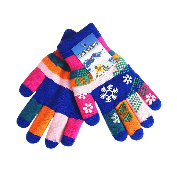 Wholesale Gloves Acrylic Double Layer Thickening Warmth MOQ≥2 JDC-GS-ZhongR003
