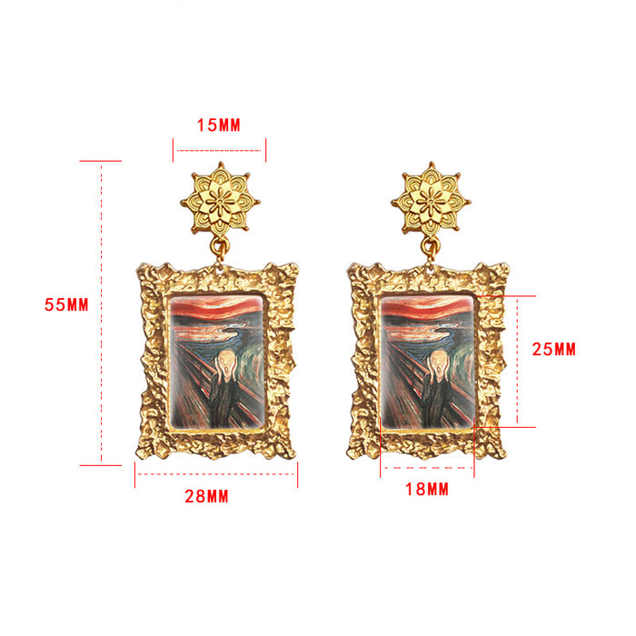 Wholesale Earrings Metal Ghost MOQ≥2 JDC-ES-XiangL022