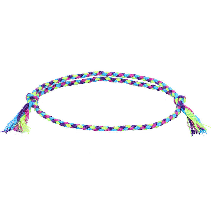 Wholesale Simple Four Strands Colorful Bracelet Hand Braided Bracelet MOQ≥2 JDC-BT-Yiye029