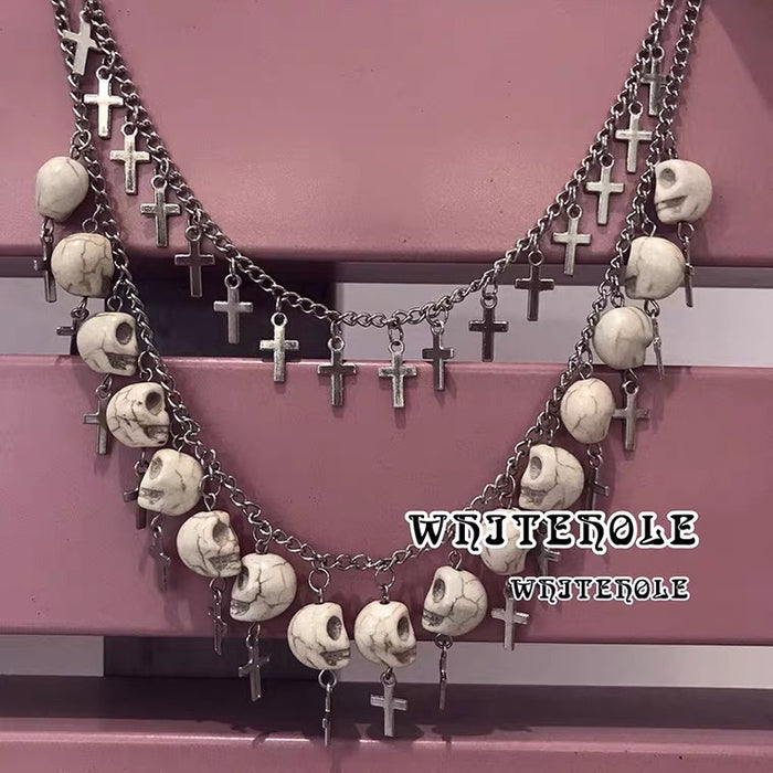 Wholesale Necklaces Alloy Skull JDC-NE-DLF002