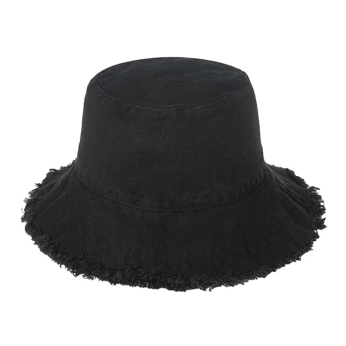 Lace de algodón de sombrero de pescador al por mayor JDC-FH-YUANC001