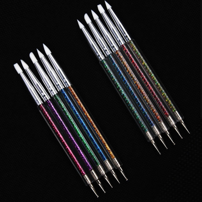 Pen de lápiz de enlace de enlace de doble cabeza de cabeza al por mayor Pen Pen 5pcs/Pack Moq≥3 JDC-BP-YongX003