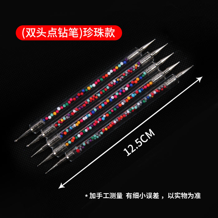 Wholesale Double Head Silicone Pen Nail Art Pen Spot Drill Pen 5pcs/Pack MOQ≥3 JDC-BP-YongX003