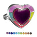 Jewelry WholesaleWholesale Luminous Heart Butterfly Thermochromic Alloy Ring JDC-RS-LanA001 Rings 蓝昂 %variant_option1% %variant_option2% %variant_option3%  Factory Price JoyasDeChina Joyas De China