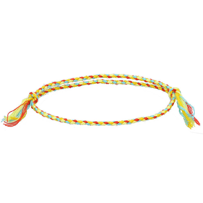 Wholesale Simple Four Strands Colorful Bracelet Hand Braided Bracelet MOQ≥2 JDC-BT-Yiye029
