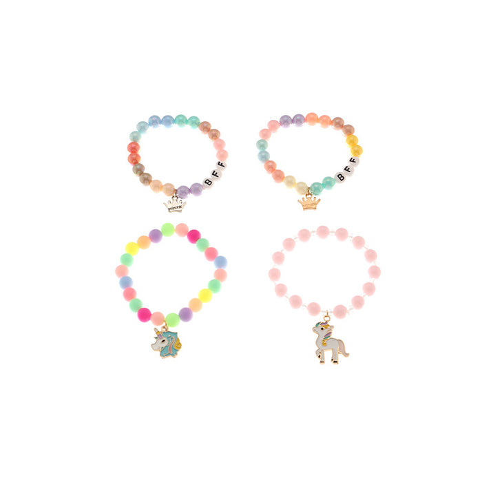Wholesale Kids Acrylic Colorful Beaded Jewelry JDC-BT-YueS003