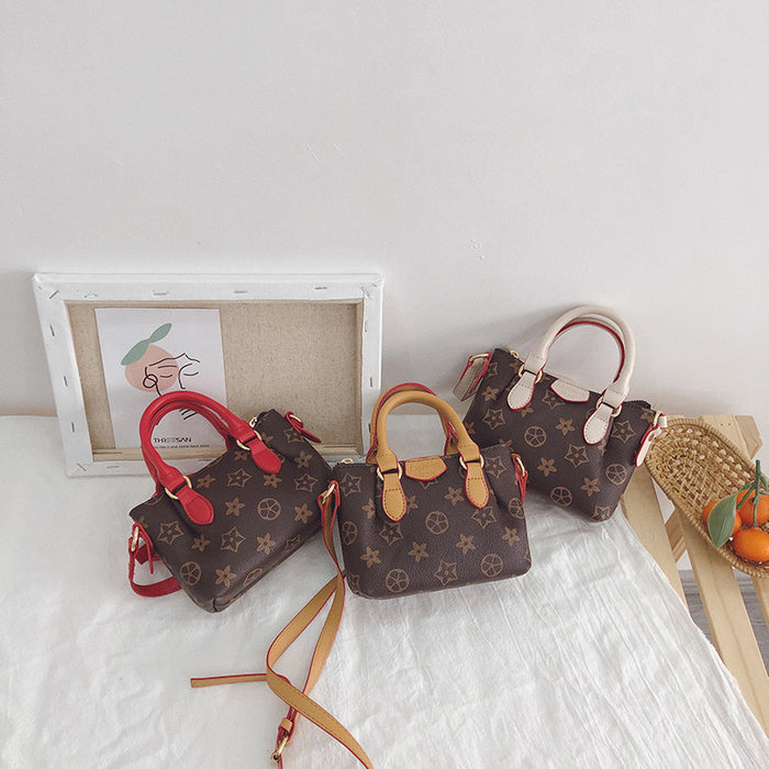 Wholesale autumn and winter printed children handbag cute shoulder bag (F) JDC-SD-Shuocheng003