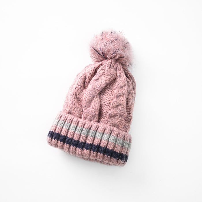 Wholesale Hat Wool Hemp Pattern Warm Outdoor Knitted Hat MOQ≥3 JDC-FH-XiangE001